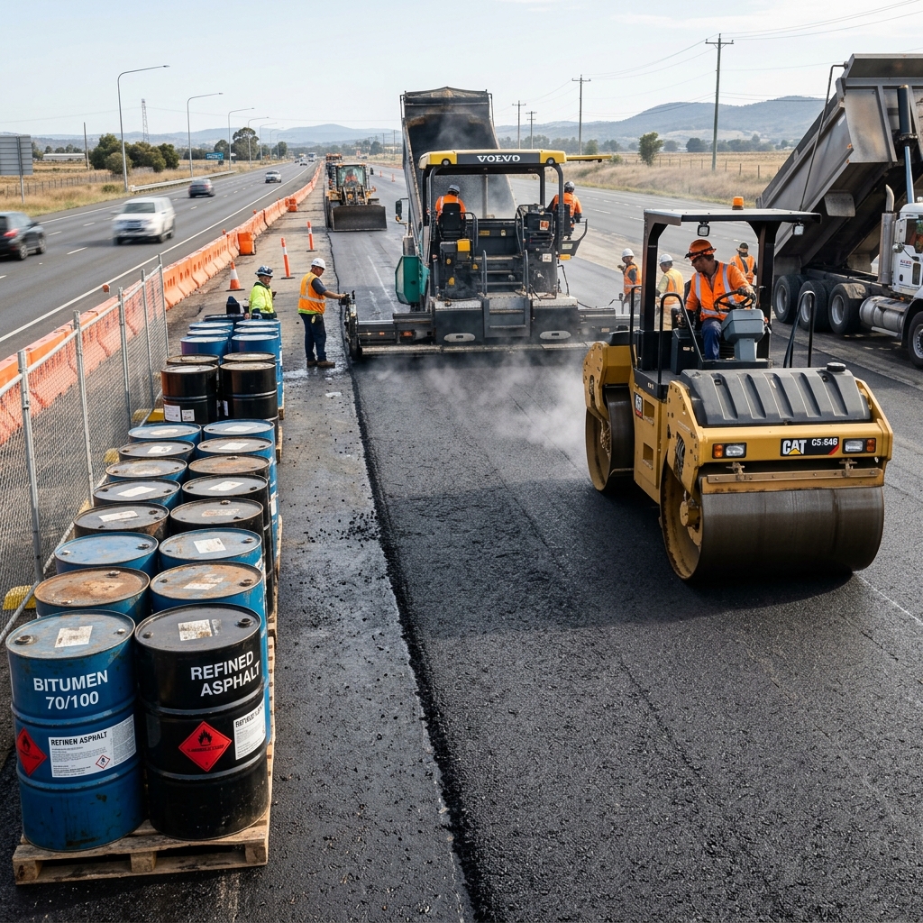 Bitumen petroleum road asphalt