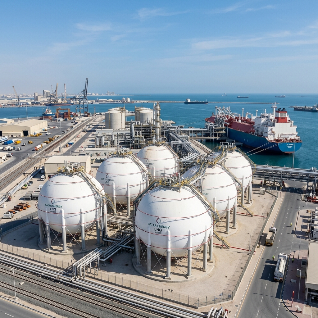 Liquefied natural gas terminal cylinders